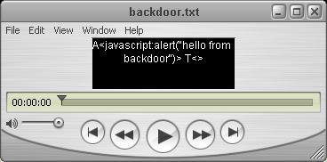Backdoor TXT MOV